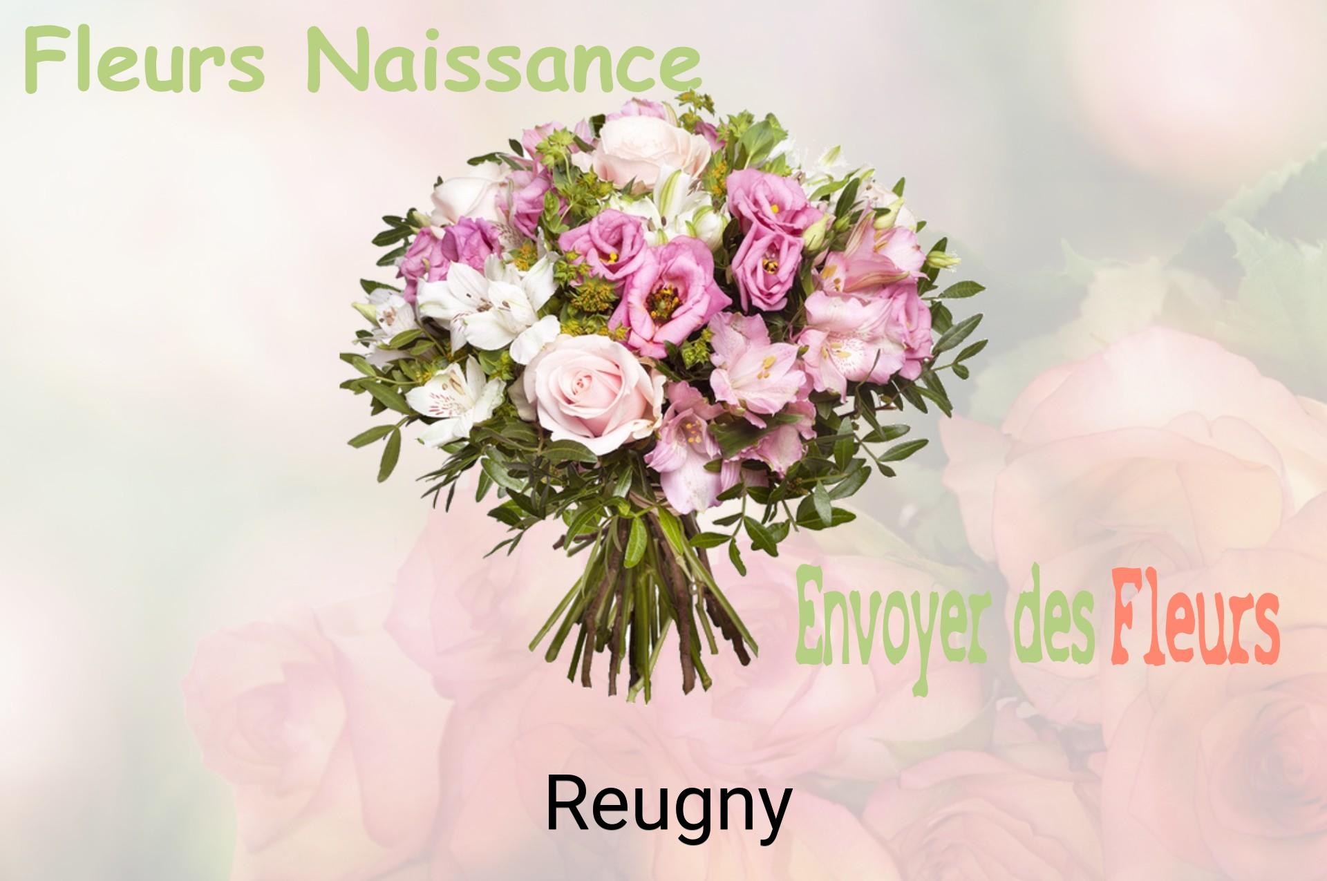 Bouquet de fleurs de naissance livré à Reugny